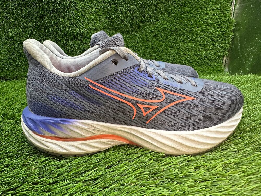 Mizuno Wave Inspire 21 J1GD254471 Athletic Sneakers Women's 7.5 Blue Mesh Sports